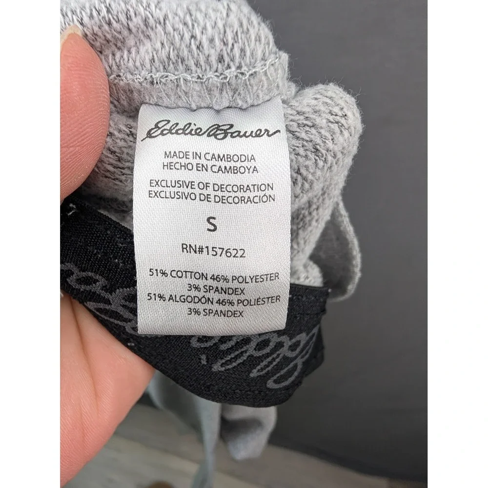 Eddie Bauer Lounge Mens Grey Fleece Sweatpants‎ Size Small